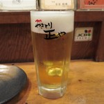 やきとり 正や - 生ビール