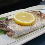 陸奥 こむらさき - 太刀魚の塩焼き