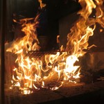 みや澤 - 藁焼き中！！