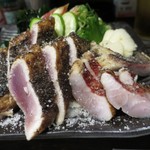 みや澤 - 鰹の藁焼き+２種盛り