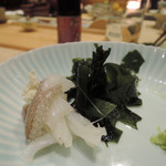 鮨 心白 - やりいか、山わさび