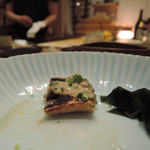 鮨 心白 - にしん、白子のソース