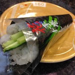 独楽寿司 - かっぱ巻き。