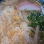 手打ちうどんうえさか - 玉子とじうどん【2016.4】