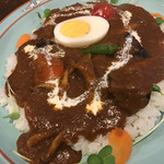 国立カレー処 いんでぃ庵 - セミベジカレー 900円