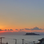 リストランテ 鎌倉フェリーチェ - 夕日と江の島と富士山