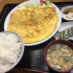 ドライブインくろかわ - 玉子焼き定食