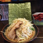 味噌ラーメン専門 力太商店 - ネギホワイト野菜増し