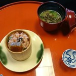 つば甚 - お食事。