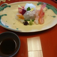 つば甚 - お造り。