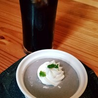 西新初喜 本店 - ゴマプリンとアイスコーヒー