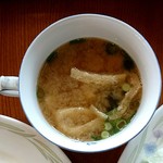 Mun Saruto - ランチの味噌汁