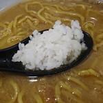 ラーメン郷 - ライスをインザスープ