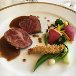 レストラン クレッセント - 牛のオングレのステーキ