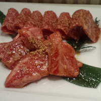 焼肉 銀座コバウ 特別室 - コース　カルビ＆ハラミ