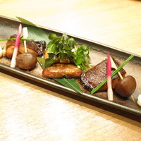 赤坂あじさい - 焼き物　メダイの照り焼き　山形県産ジャンボマッシュルーム
