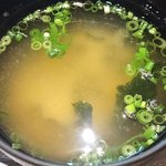 神保町 いろは - 神保町 いろは ＠竹橋 ランチに付く若芽の味噌汁