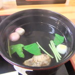 三谷うなぎ屋 - 肝吸いも美味しい
