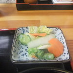 三谷うなぎ屋 - お漬物
