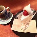 季節のショートケーキとペアで