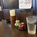 Hirokoujikicchimmatsuya - テーブルの卓上の様子