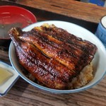 田代 - まさに至福に瞬間！「鰻丼（上） (3800円)」