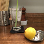 創作麺工房 鳴龍 - 「生レモンサワー」450円