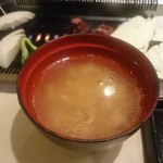 Seikouen - （20170204） 焼肉定食のスープ