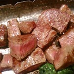 車屋 - [料理] フィレステーキ 焼き上がり