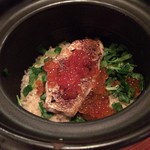 たまや - ノドグロとイクラの土鍋ごはん