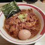 肉そば なおじ - 【肉そば + 味付玉子】￥750 + ￥100