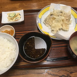Tsurukame Shokudou - アナゴ天定食800円