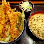 Tendon Tenya - 早春天丼小そばセット！