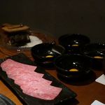 生粋 - ザブトンのトリュフかけ（卵黄＆ご飯）