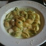 ル・カフェ・ドゥ・グランブルー - ホタテ貝柱、アサリと海苔のコンキリエ