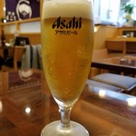 まこと寿司 - 生ビール小(350円）