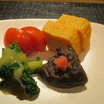 ひらまつ - 止め肴　アルミホイル蒸しの生椎茸が香り立つ