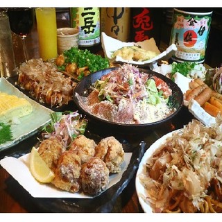 当日OK/2名様～生ビール含む約50種飲み放題付き3000円