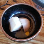 鎌田鳥山 - セットの「煮もの」は、里芋でした