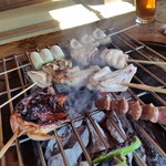 鎌田鳥山 - 炭火焼の香りって最強ですよね