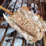 鎌田鳥山 - 「つくね」の焼く前のほっこり感