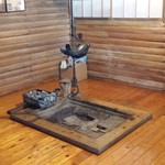 鎌田鳥山 - 一階にあった囲炉裏