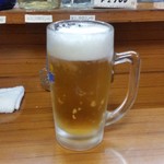 鳥久 - 「生ビール 大 (580円)」