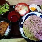 越前まるごと食彩 - おろしそば＆ミニソースかつ丼セット