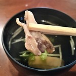 うな亭 - 肝吸い　肝リフト