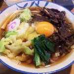 銀ふじ - 肉玉うどん