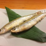 ふく鮨 - ワカサギ塩焼き