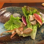 ふく鮨 - 北寄貝刺身