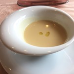 特選近江牛レストラン ティファニー - べにはるかのクリームスープ