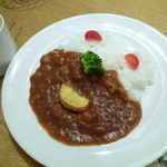 バケット - お子様カレー。口はポテト。